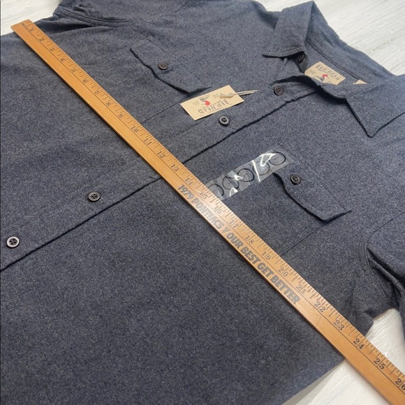 Red Head Brand Co. Men's Gray Button-Up Shirt Sz L - Picture 5 of 12